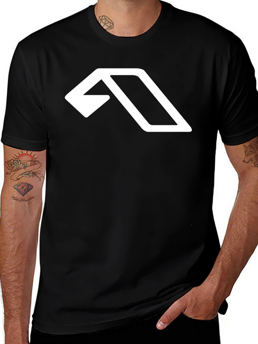 Geometric Logo Black T-Shirt