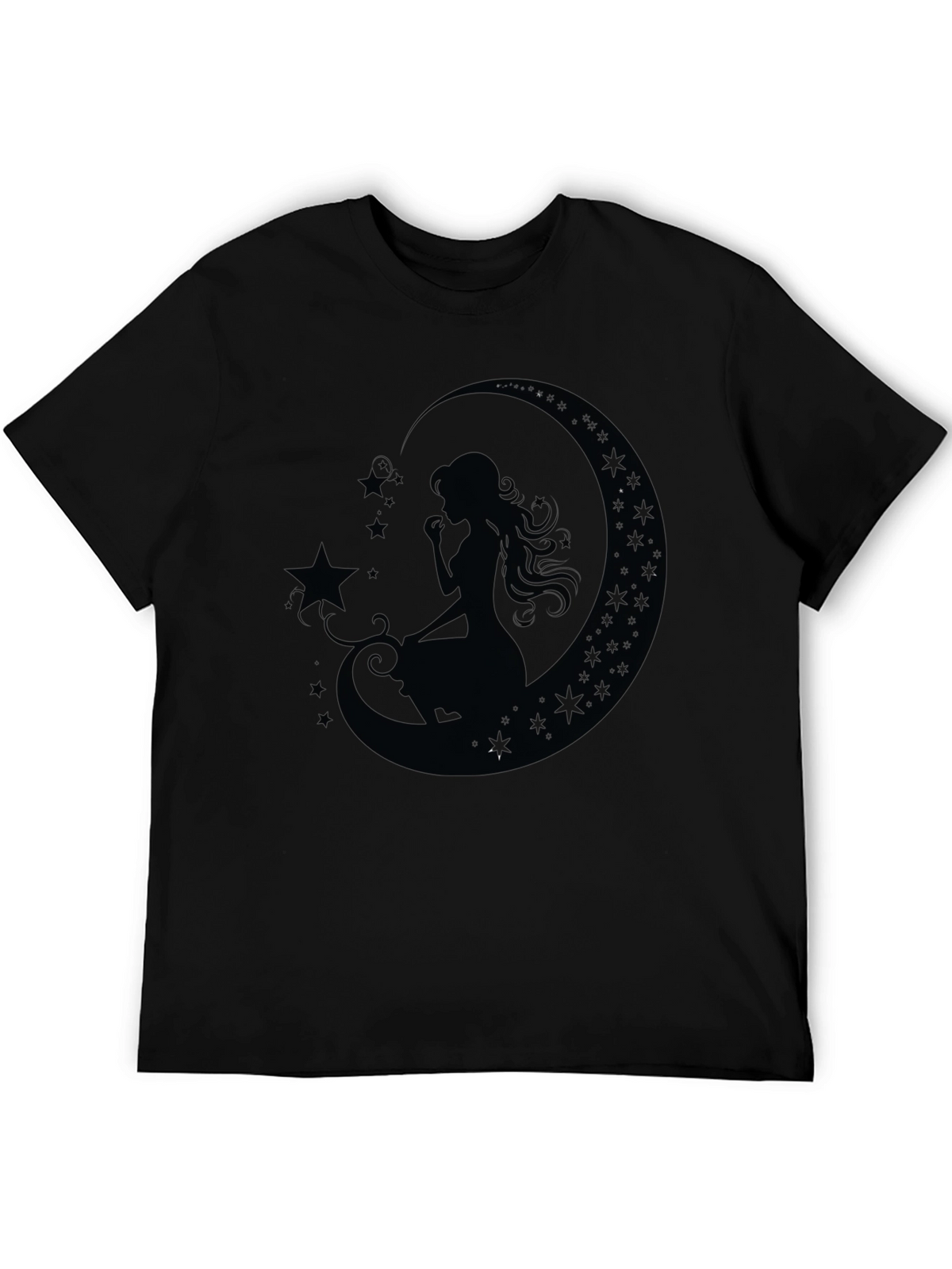 Moon Goddess Black T-Shirt