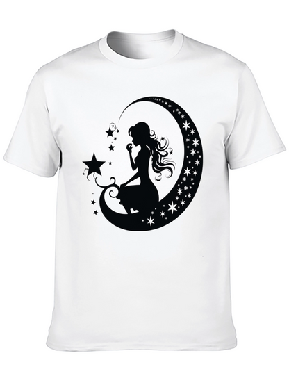 Moon Goddess Black T-Shirt