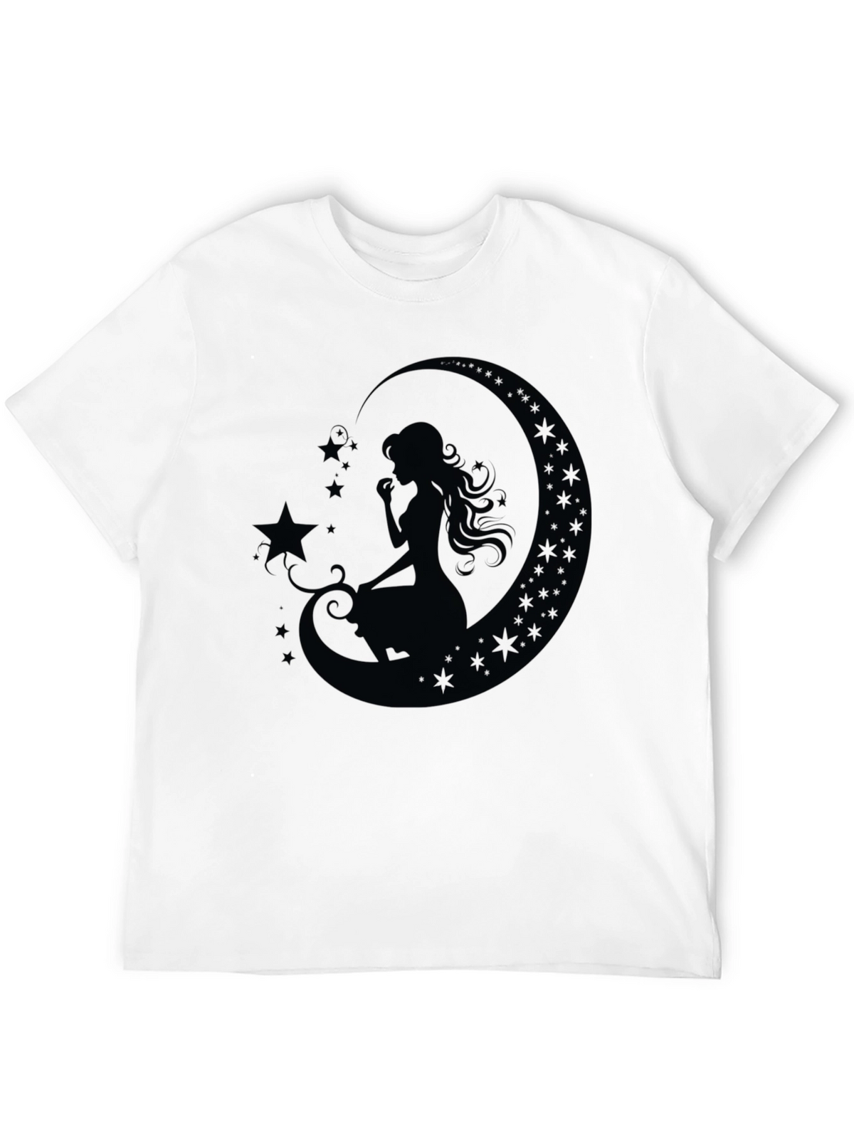 Moon Goddess Black T-Shirt