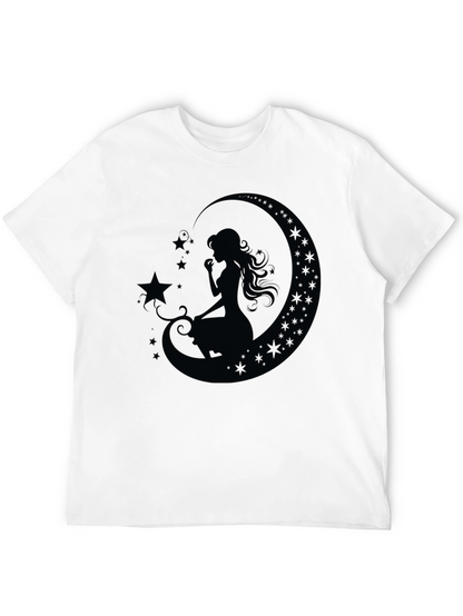 Moon Goddess Black T-Shirt