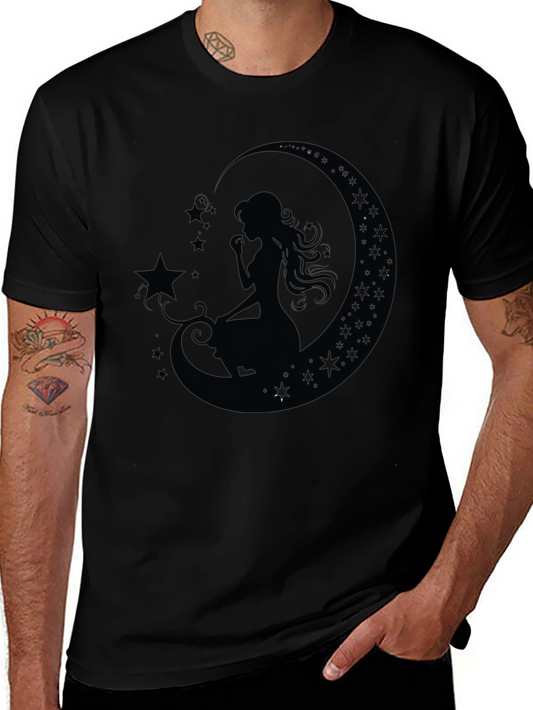 Moon Goddess Black T-Shirt
