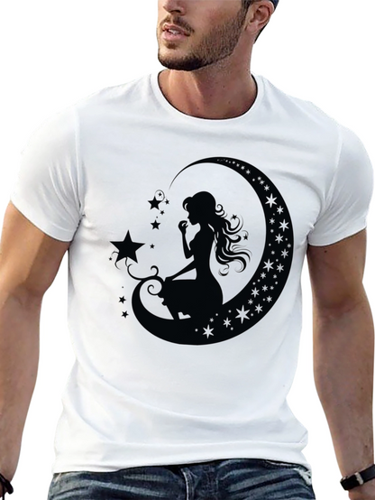 Moon Goddess Black T-Shirt