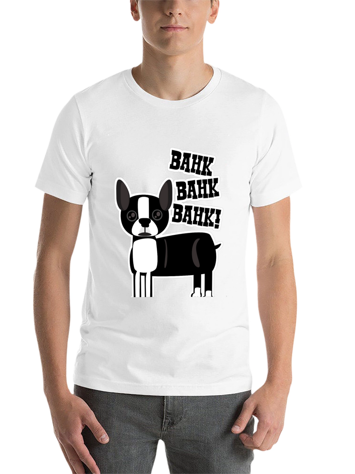 Bahk Dog Graphic Tee - Black