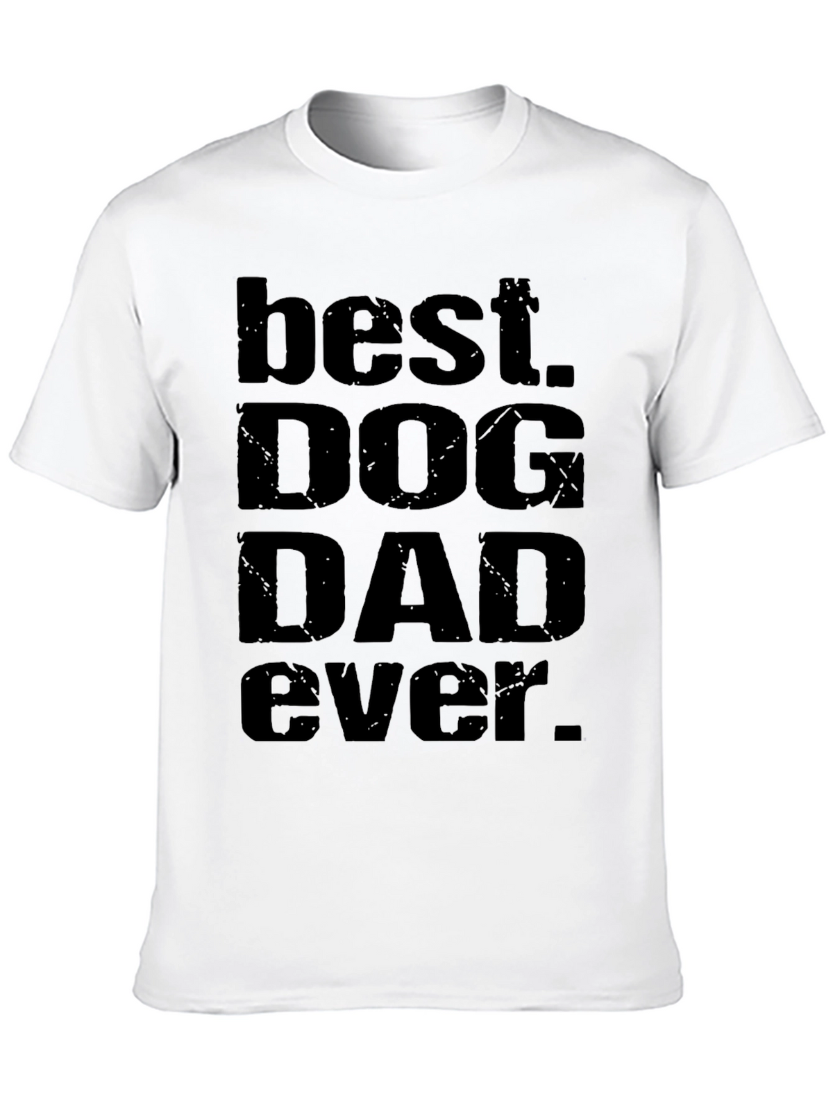 Best Dog Dad Ever Black T-Shirt