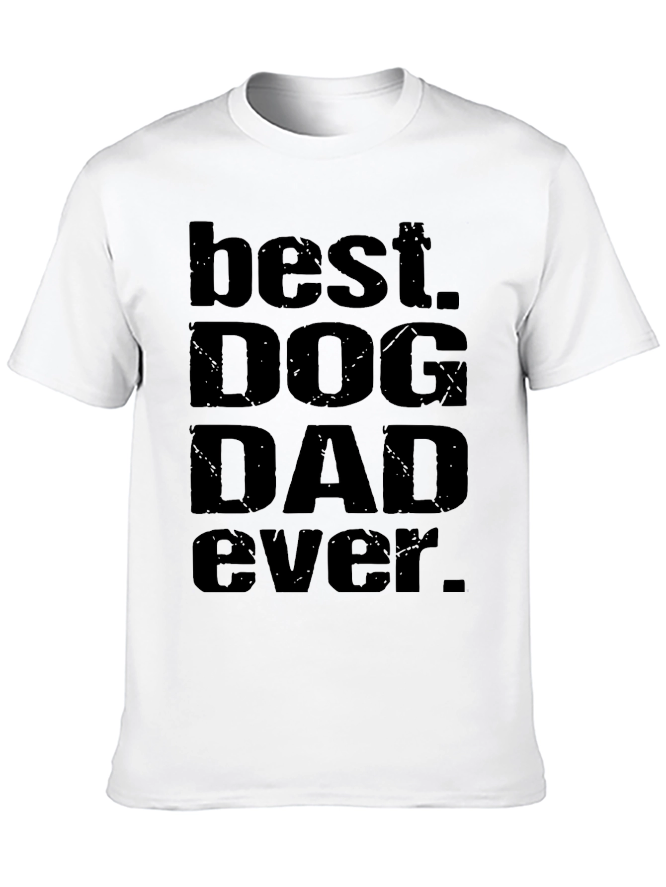 Best Dog Dad Ever Black T-Shirt