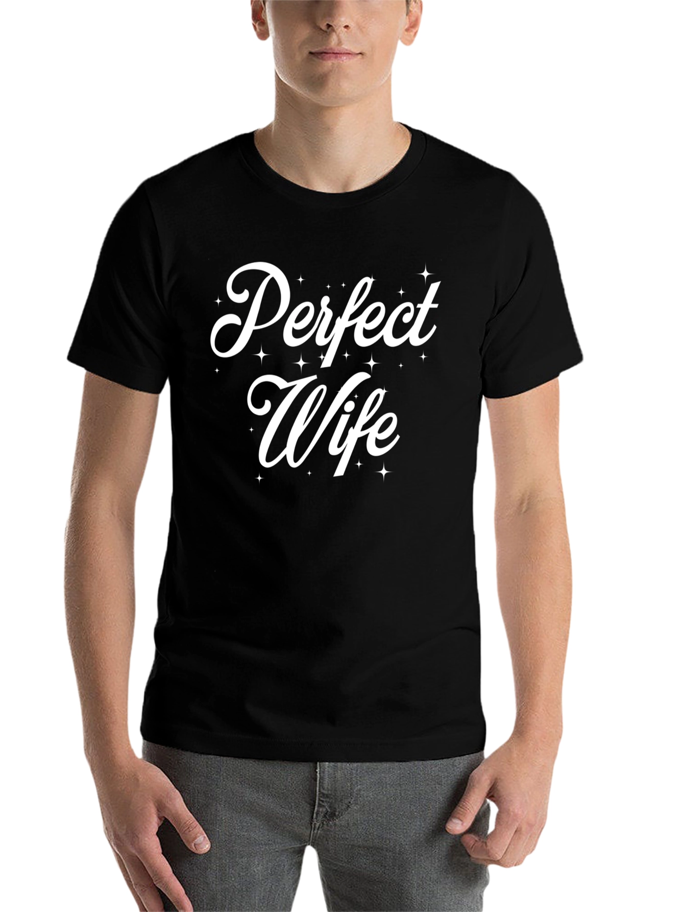 Perfect Wife Black Graphic Tee