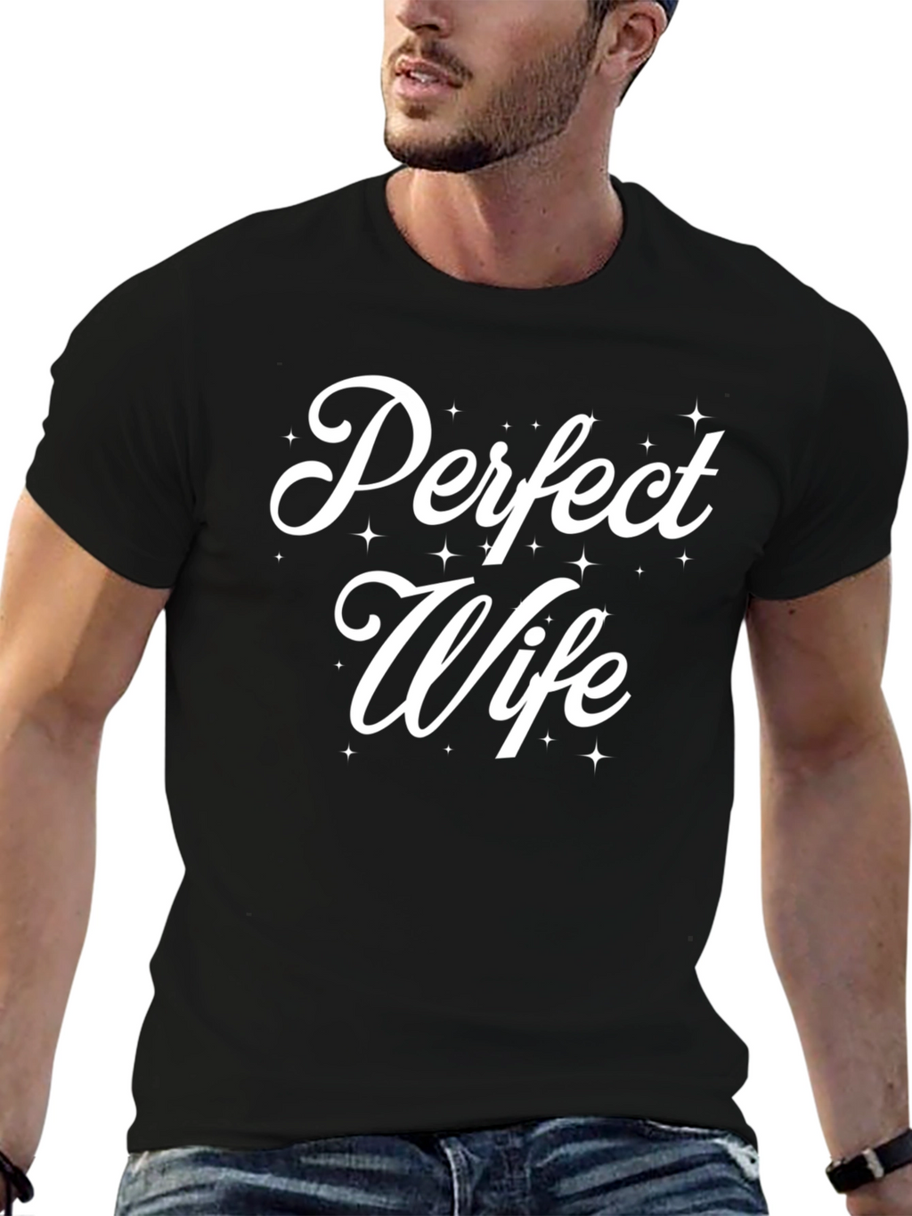 Perfect Wife Black Graphic Tee