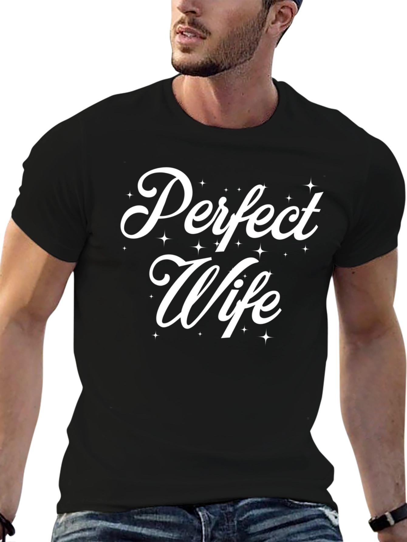 Perfect Wife Black Graphic Tee