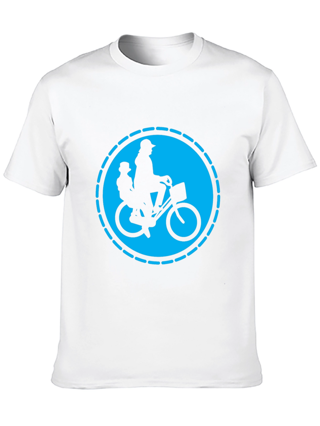 Dad and Kid Bike Ride T-Shirt - Black