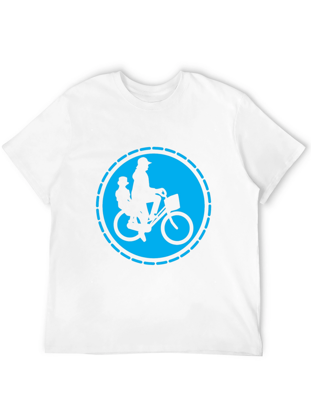 Dad and Kid Bike Ride T-Shirt - Black