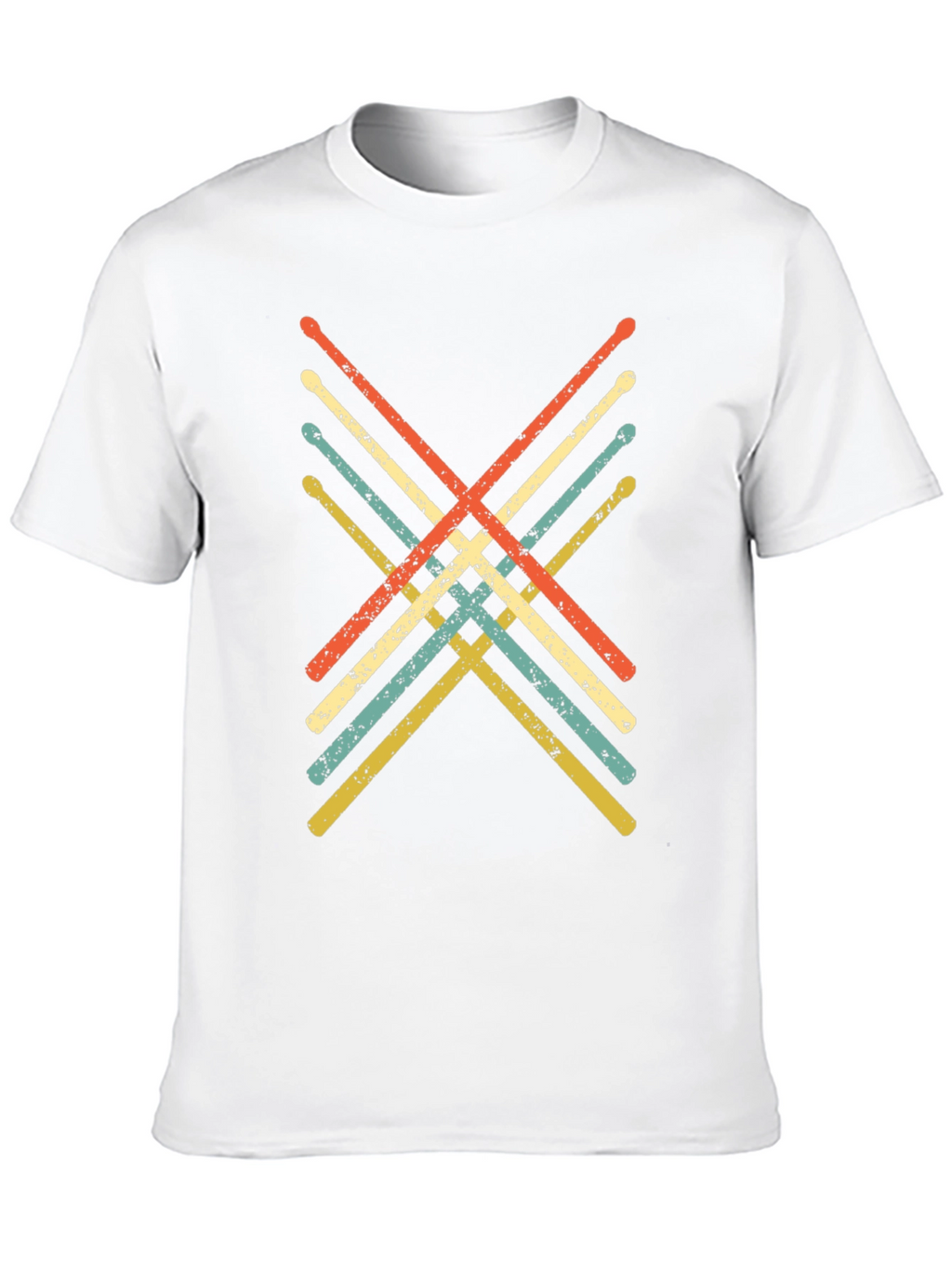 Retro Drumsticks Graphic Tee