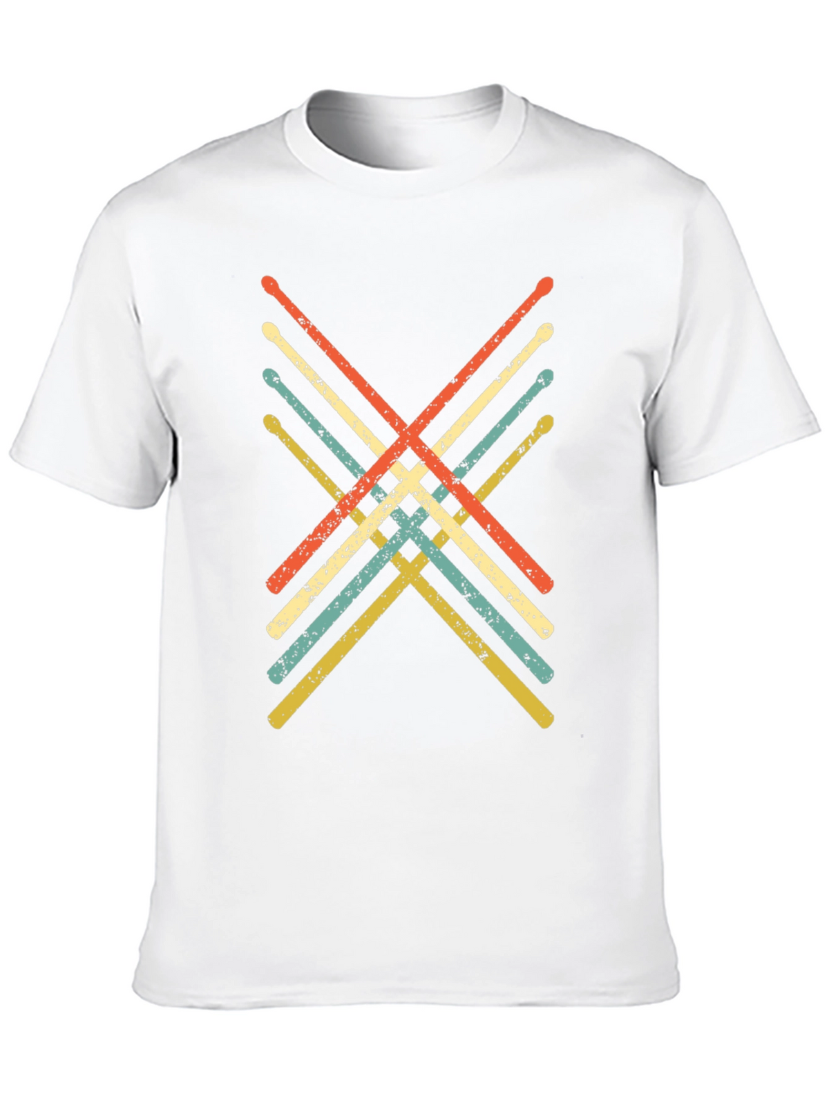 Retro Drumsticks Graphic Tee