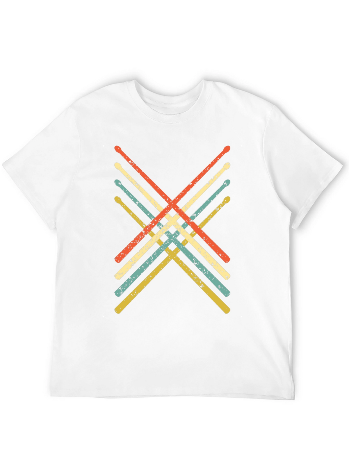 Retro Drumsticks Graphic Tee