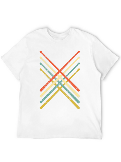 Retro Drumsticks Graphic Tee
