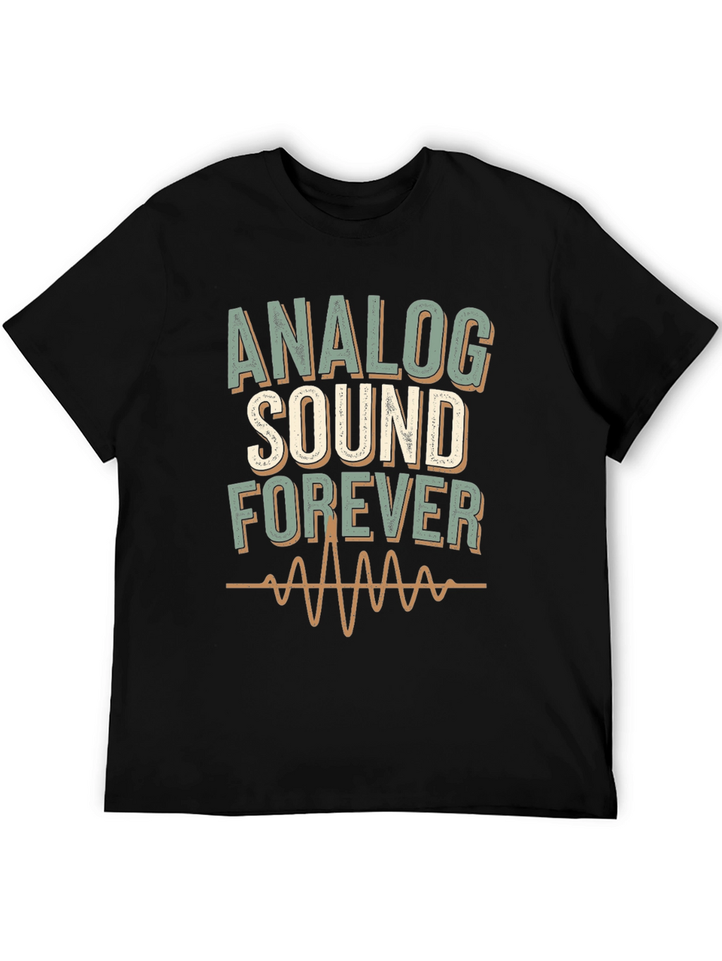Analog Sound Forever Black T-Shirt