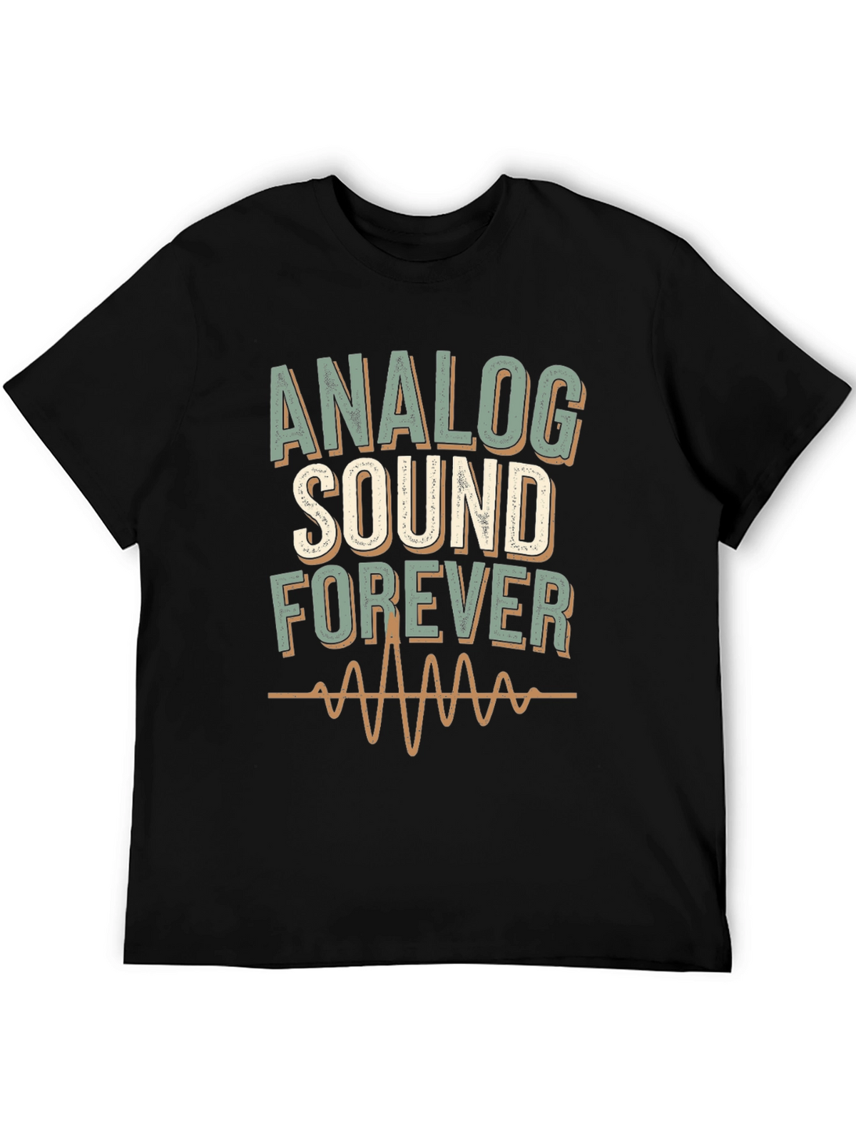 Analog Sound Forever Black T-Shirt