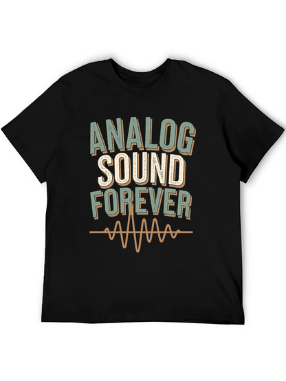 Analog Sound Forever Black T-Shirt