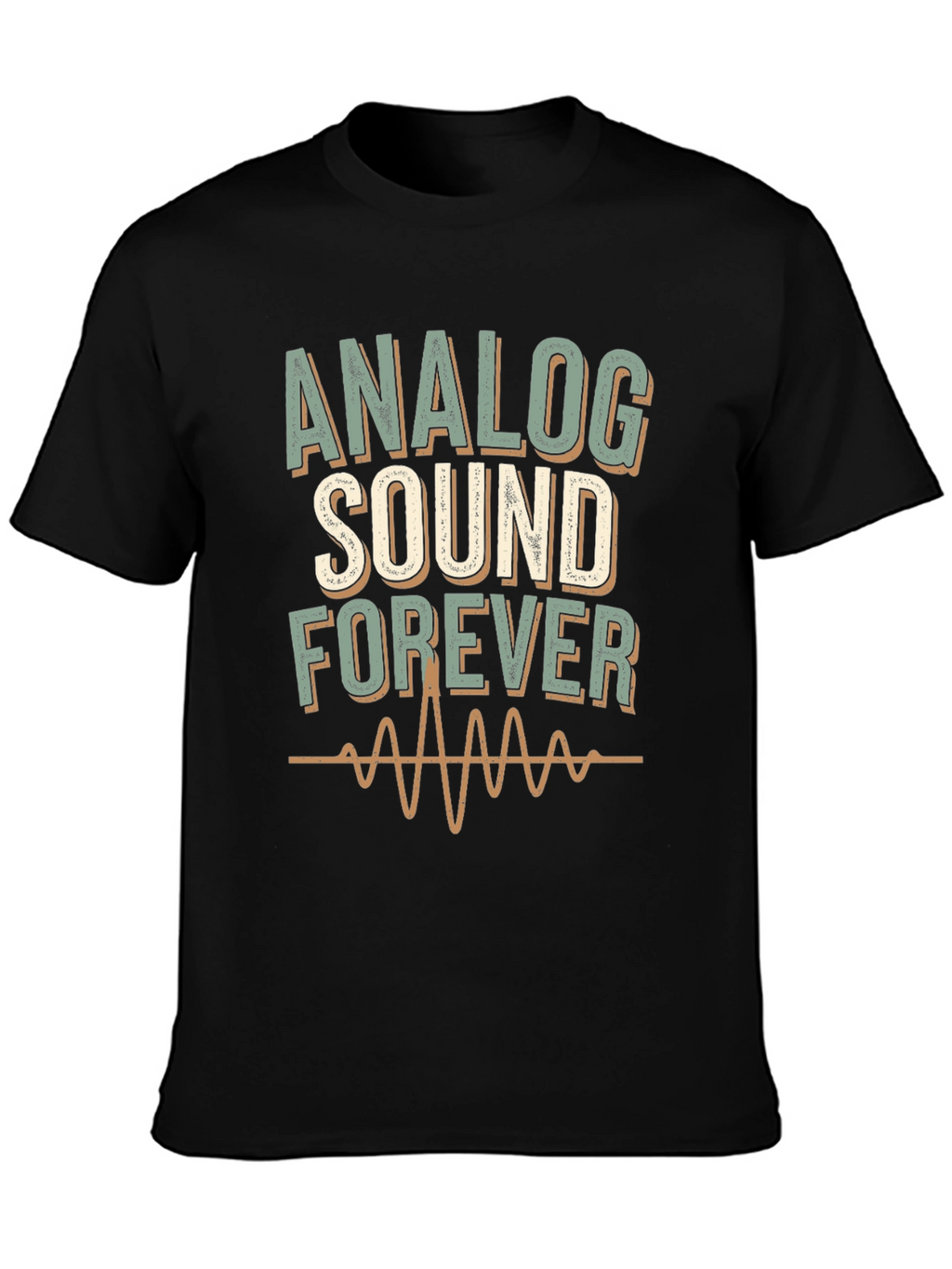 Analog Sound Forever Black T-Shirt