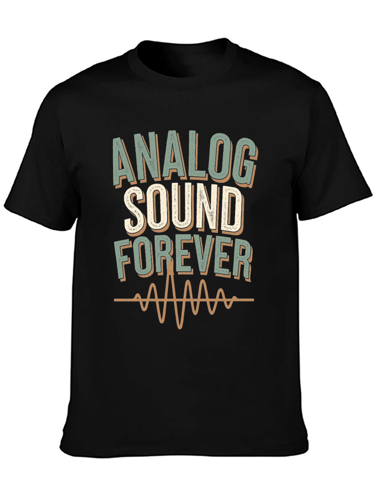 Analog Sound Forever Black T-Shirt