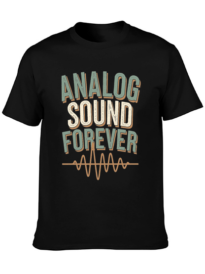 Analog Sound Forever Black T-Shirt