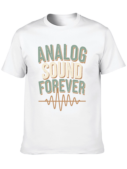 Analog Sound Forever Black T-Shirt