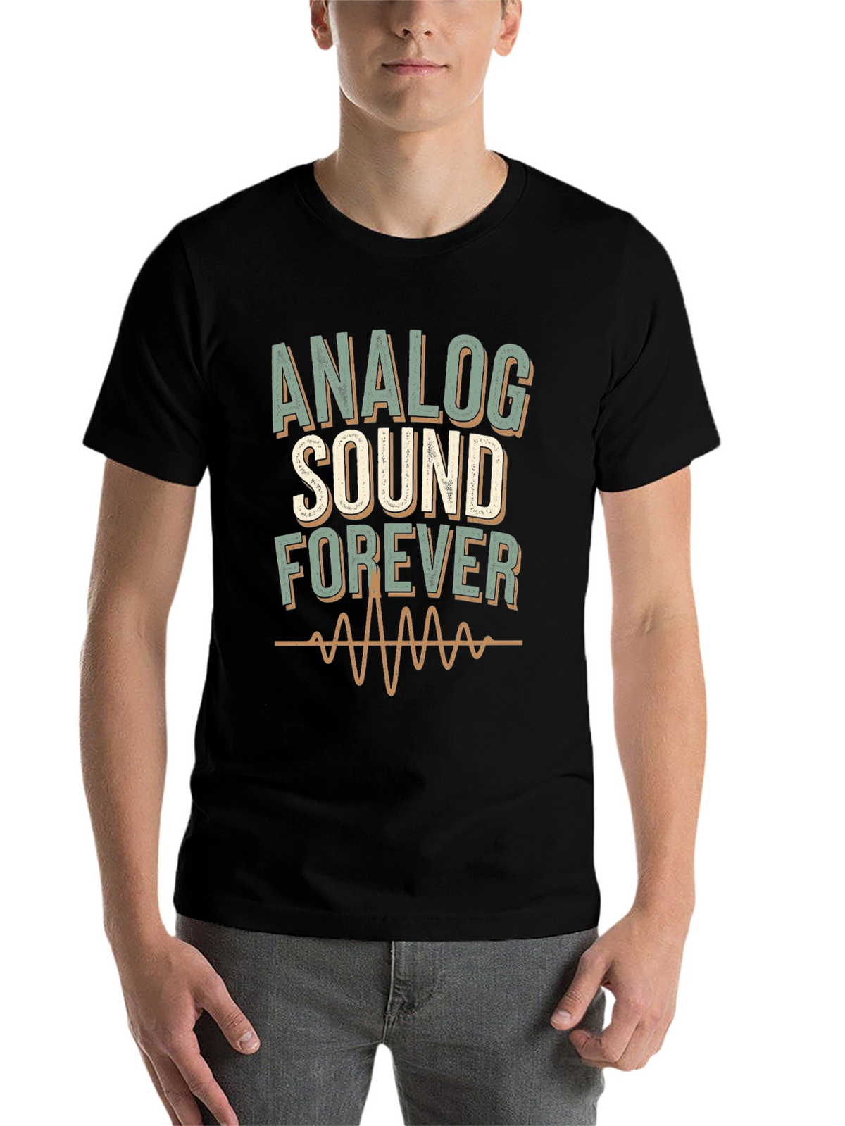 Analog Sound Forever Black T-Shirt