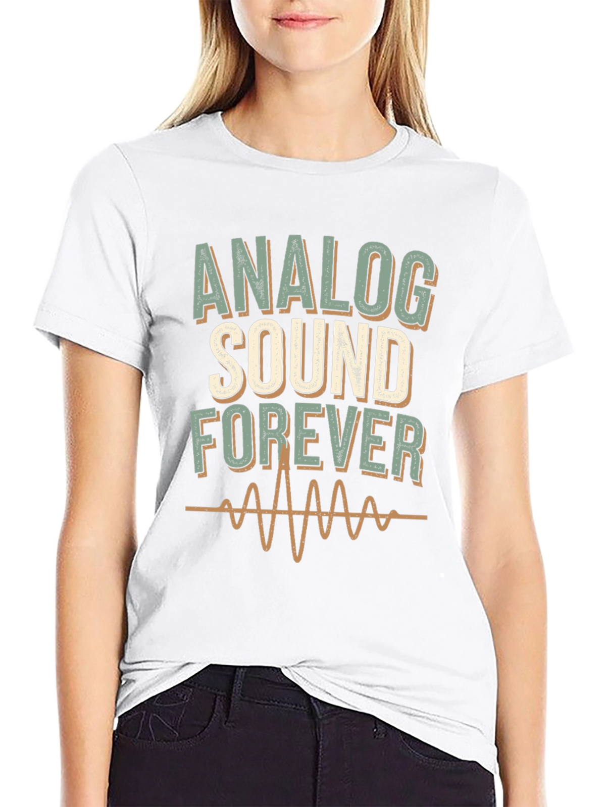 Analog Sound Forever Black T-Shirt