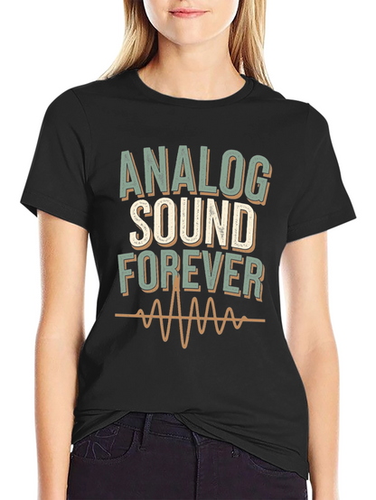 Analog Sound Forever Black T-Shirt
