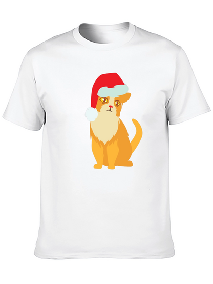 Festive Cat T-Shirt: Holiday Cheer