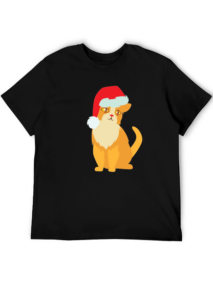 Festive Cat T-Shirt: Holiday Cheer