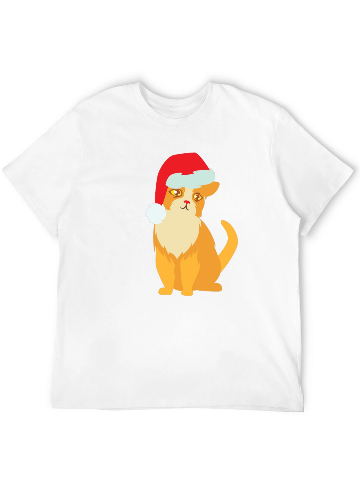 Festive Cat T-Shirt: Holiday Cheer