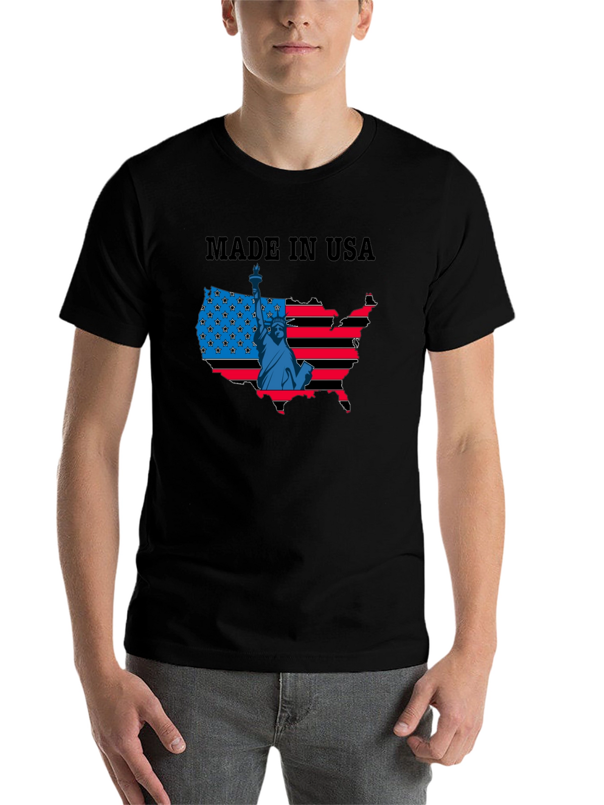 Made in USA Patriotic T-Shirt