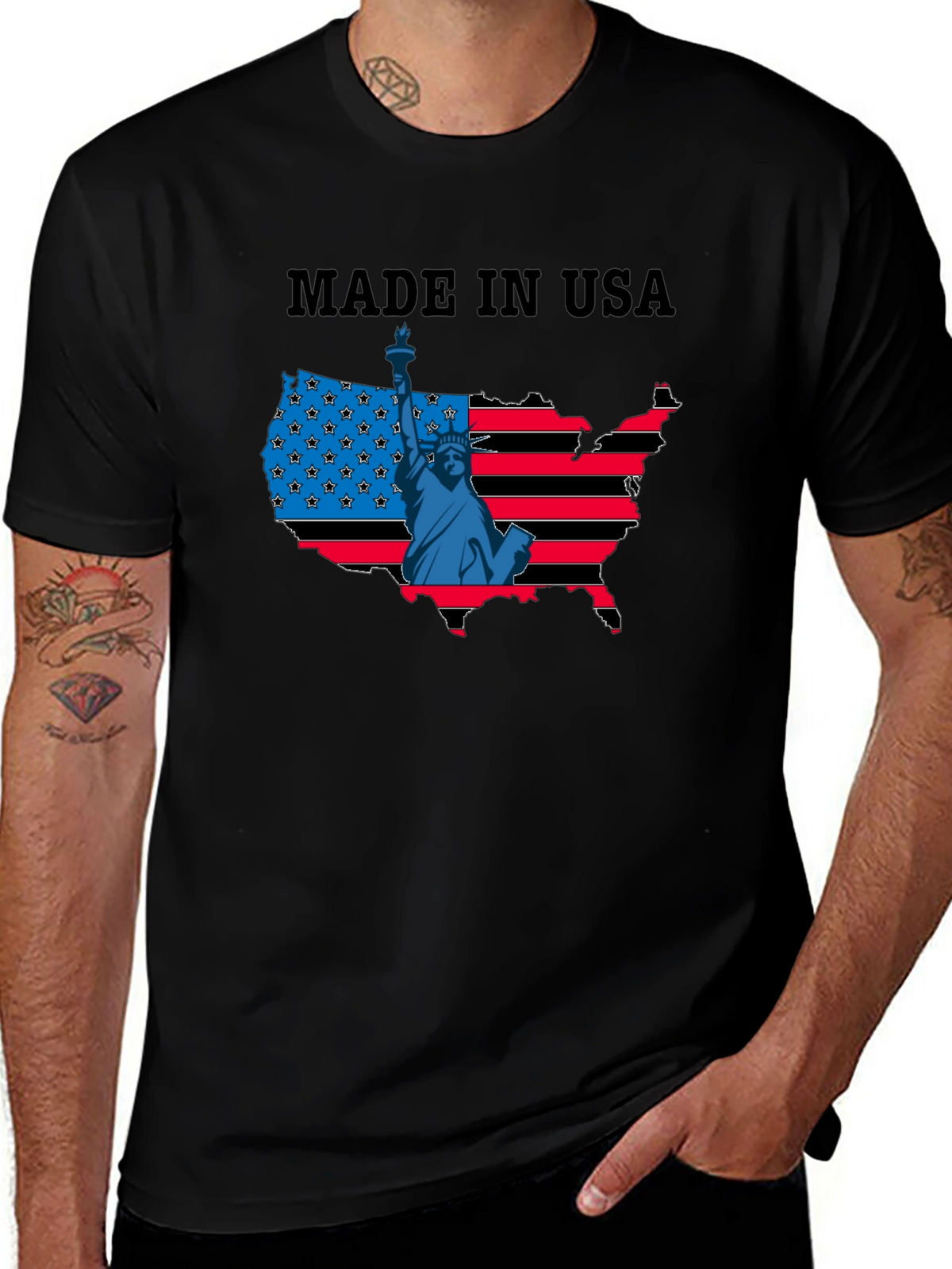 Made in USA Patriotic T-Shirt