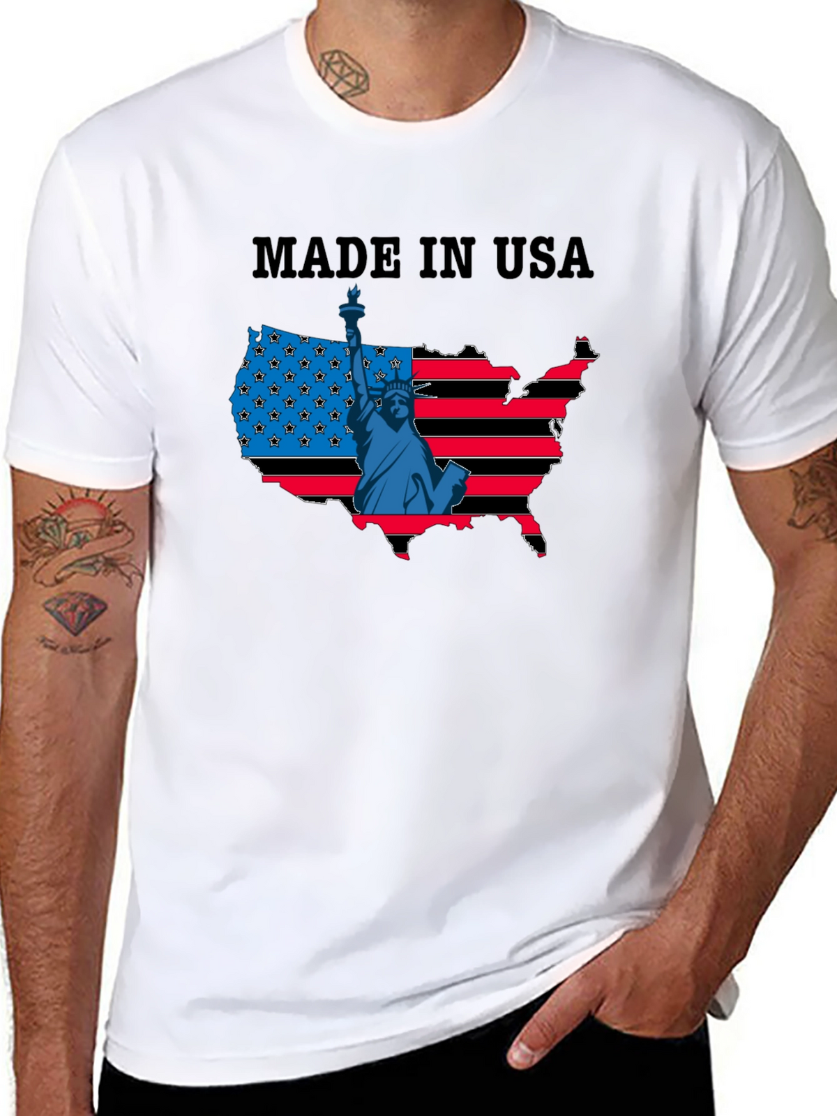 Made in USA Patriotic T-Shirt