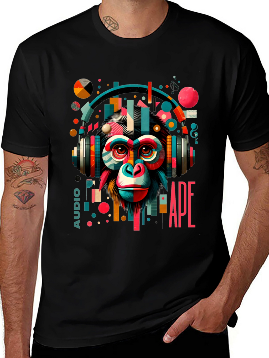Audio Ape Graphic Tee - Funky Music Lover