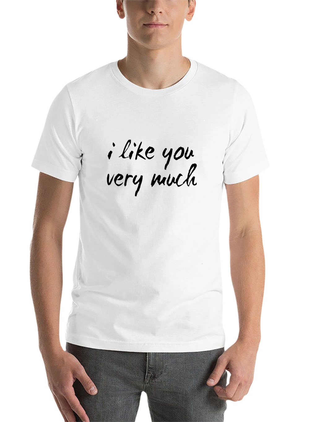 I Like You Very Much Black T-Shirt