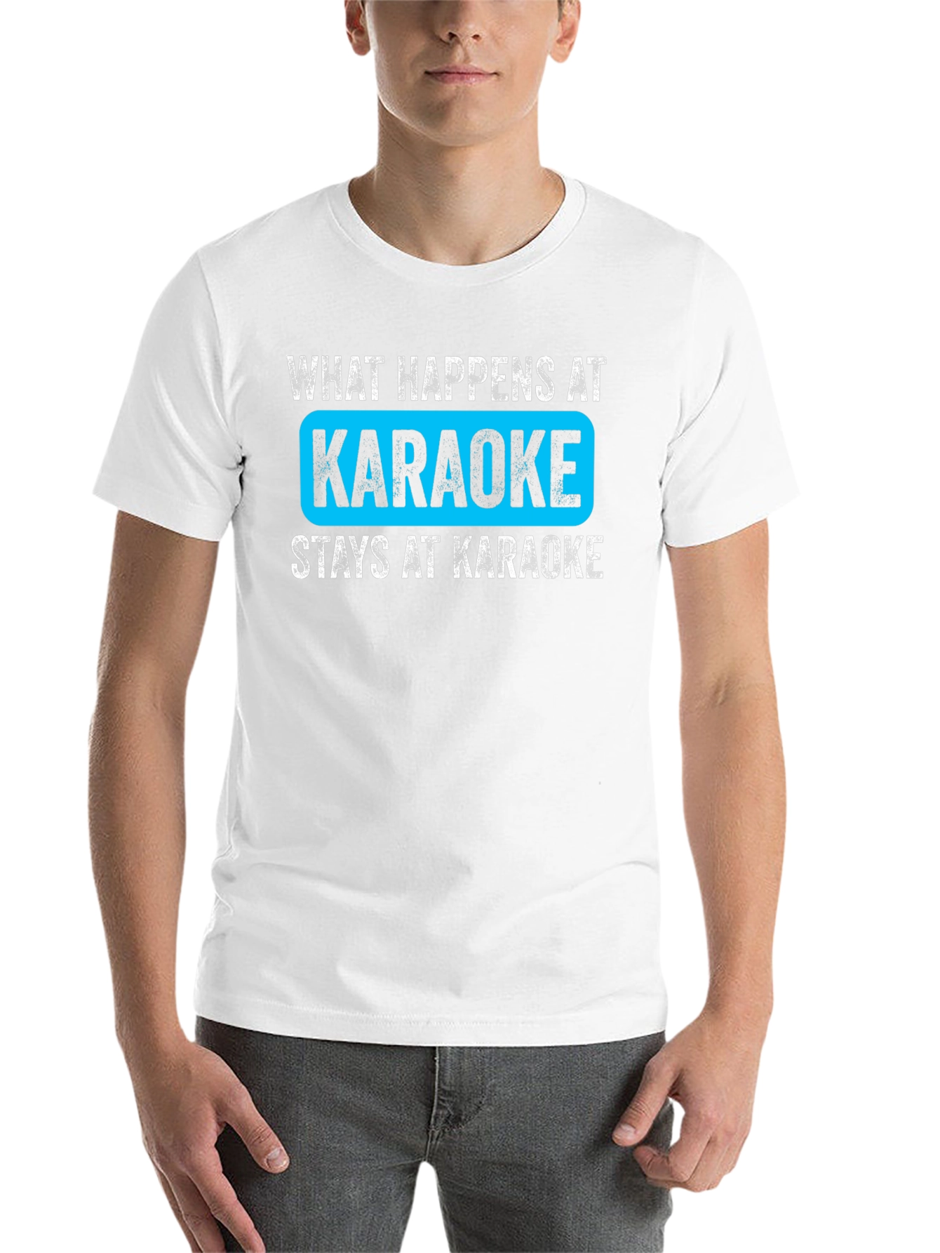 What Happens at Karaoke Black T-Shirt