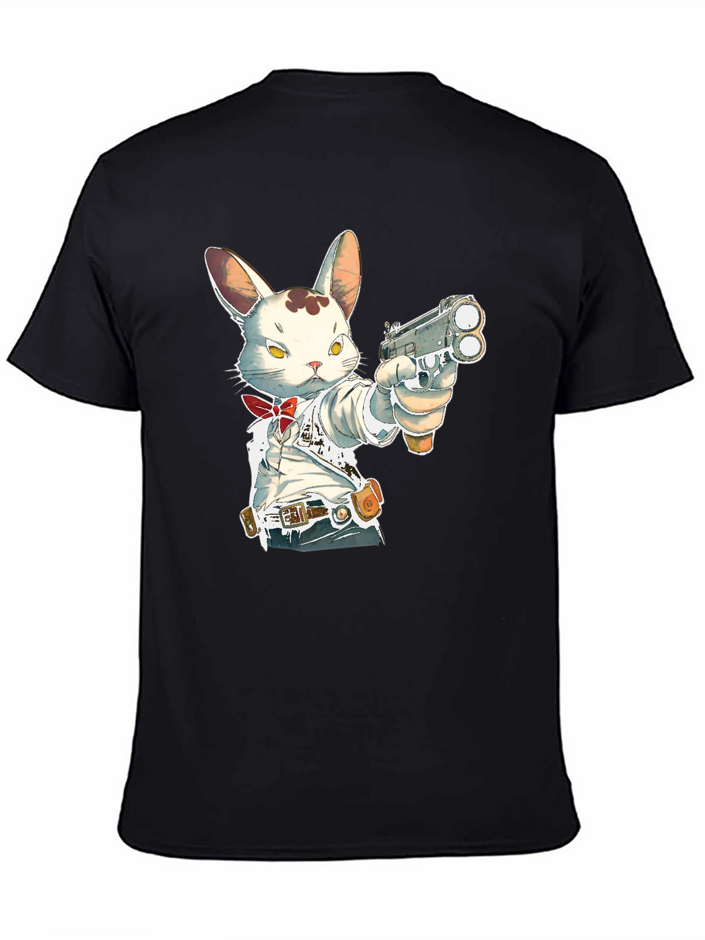 Gun-Toting Bunny T-Shirt - Cool Graphic Tee