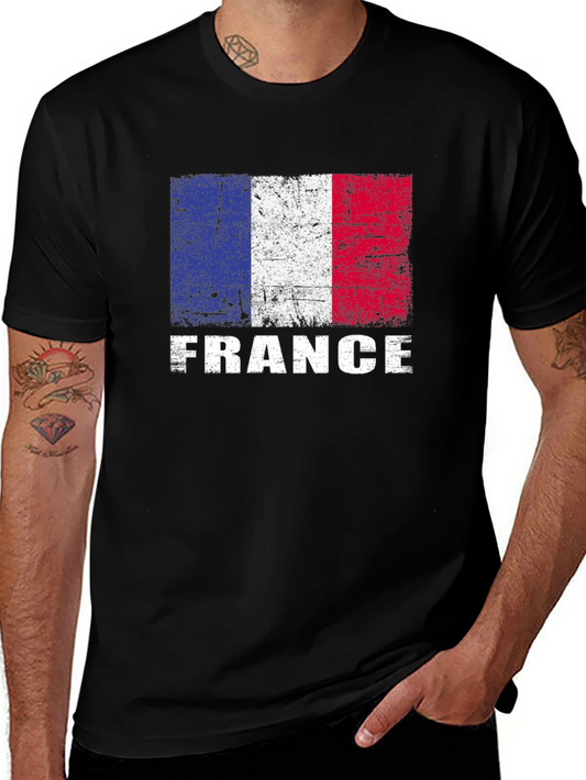 France Flag Graphic T-Shirt