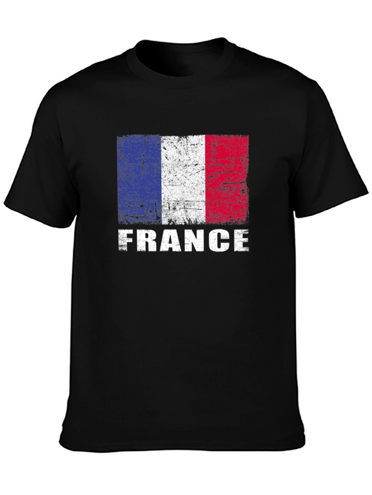 France Flag Graphic T-Shirt