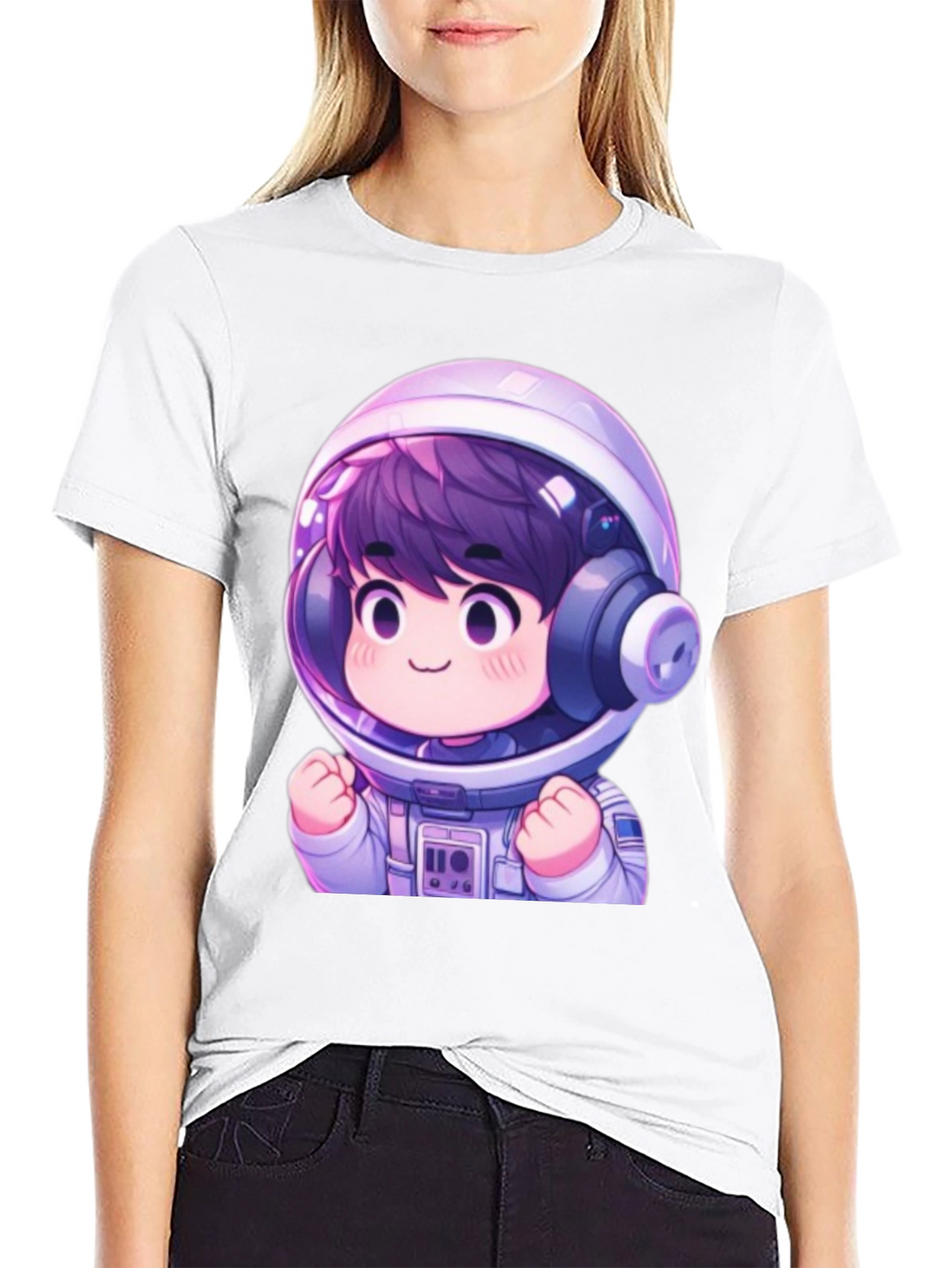 Cute Astronaut Graphic Tee