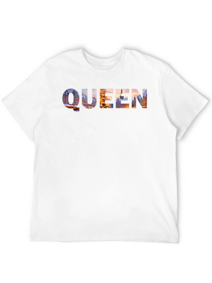 Queen Cityscape Graphic Tee - Black