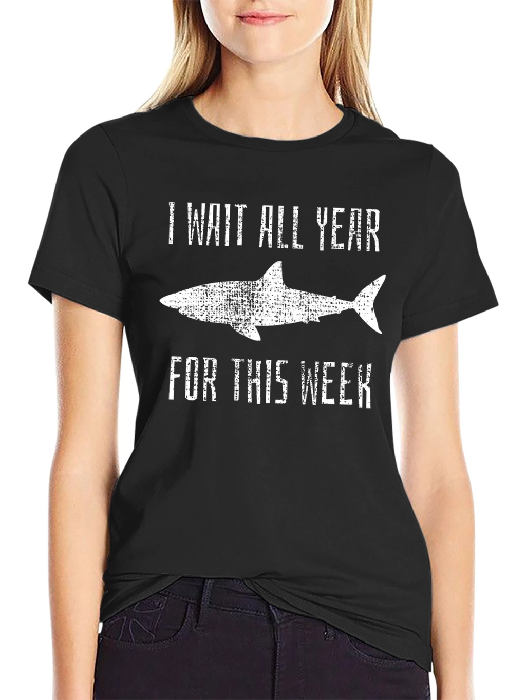 I Wait All Year Shark Week T-Shirt