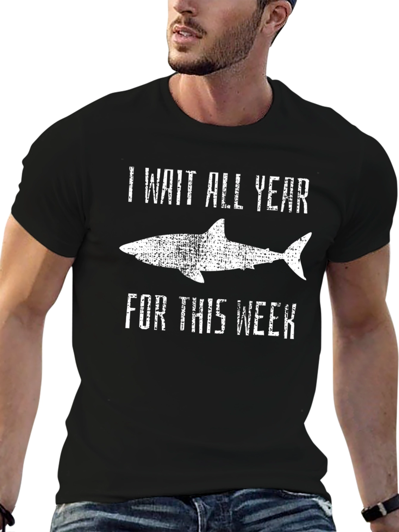 I Wait All Year Shark Week T-Shirt