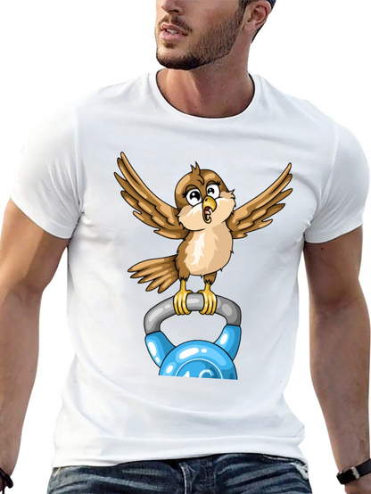Sparrow Kettlebell Workout T-Shirt