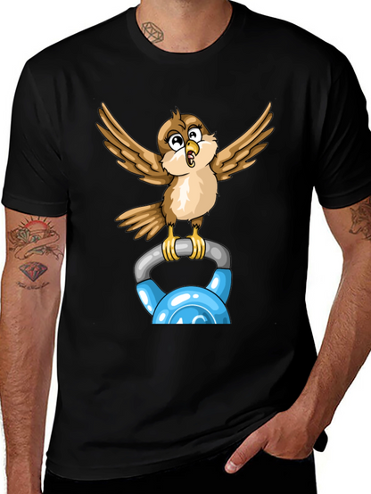 Sparrow Kettlebell Workout T-Shirt