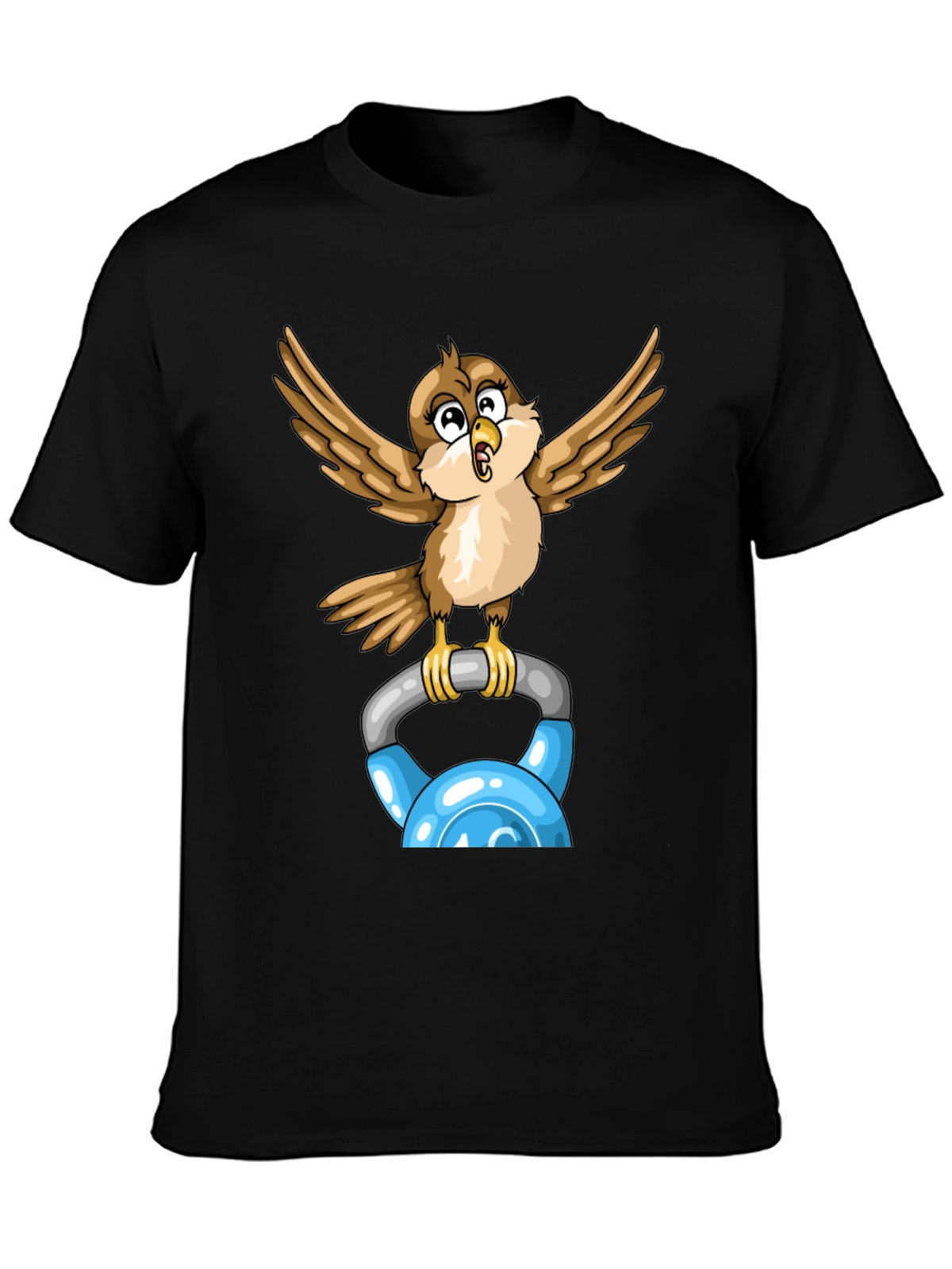 Sparrow Kettlebell Workout T-Shirt