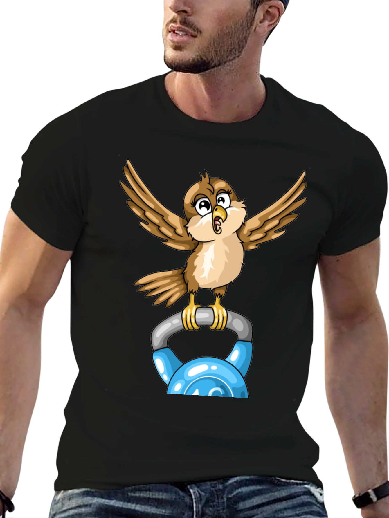 Sparrow Kettlebell Workout T-Shirt