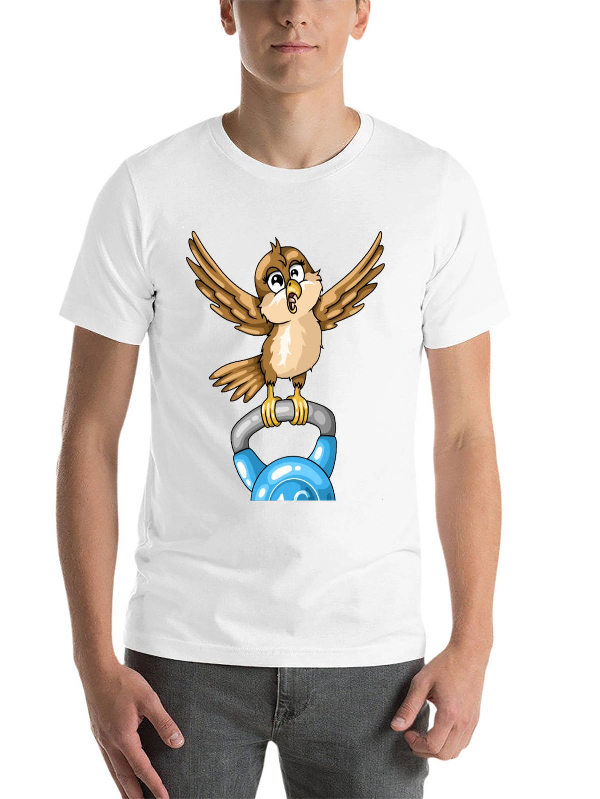 Sparrow Kettlebell Workout T-Shirt